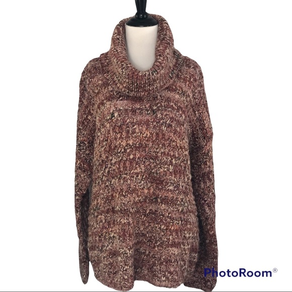 Elsamanda Italy Cowl Neck Knit Oversized Made in Italy Sweater-Size Large - Picture 2 of 7